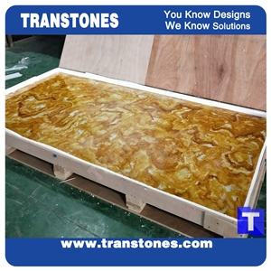 Faux Stone Panels Acrylic Sheet for Interior Stone