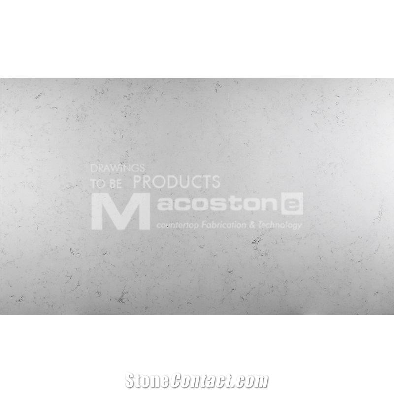 Artificial White Carrara Quartz Stone Wholesale for Bar Counter Top