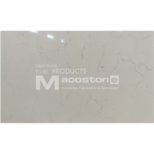 Factory Direct Artificial Carrara White Quartz Stone for Countertops