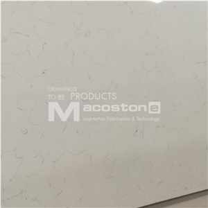 Factory Direct Artificial Carrara White Quartz Stone for Countertops