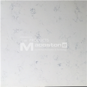 Salable White Carrara Quartz Stone Slab for Countertops Tiles Floors