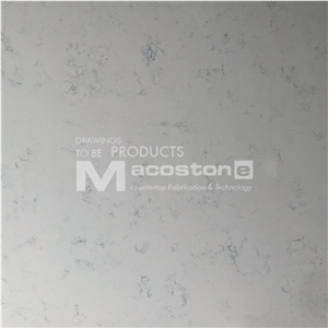 Salable White Carrara Quartz Stone Slab for Countertops Tiles Floors