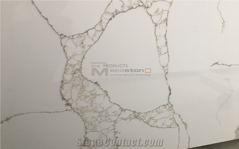 Trusted Manufacturer Of Calacatta Quartz Stone for Countertop