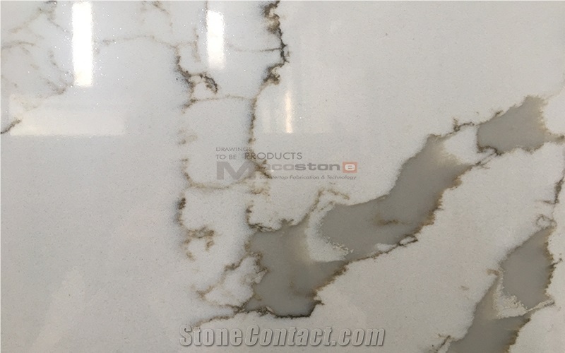 Trusted Manufacturer Of Calacatta Quartz Stone for Countertop