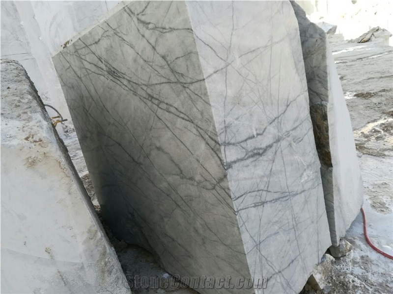 Persian White Spider Block, White Marble Block, Persian Spider Block
