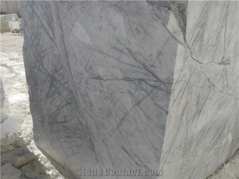 Persian White Spider Block, White Marble Block, Persian Spider Block