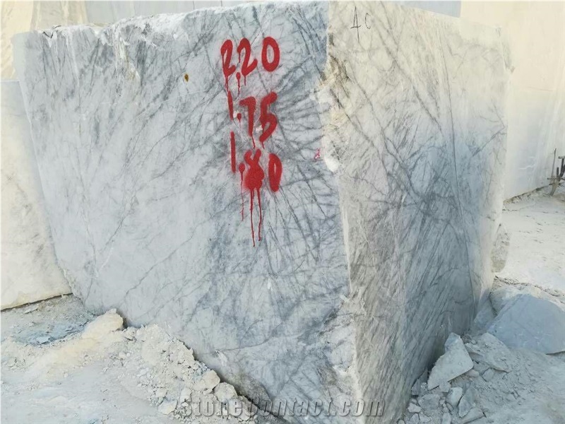 Persian White Spider Block, White Marble Block, Persian Spider Block
