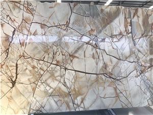 Roma Imperial ,Yellow Quartzite Slabs,Brazil, Interior Wall
