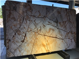 Roma Imperial ,Yellow Quartzite Slabs,Brazil, Interior Wall