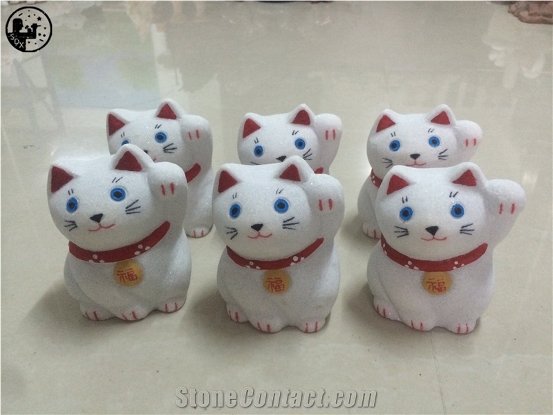 Empire Red Granite,Living Room,Bedroom Decoration,Lacky Shake Hand Cat