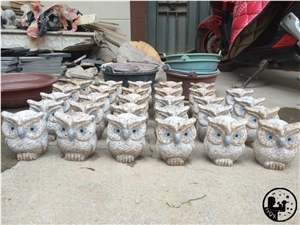 G654,G682,G623,G603,Colorful Granite Owl Artifacts,Handicraft