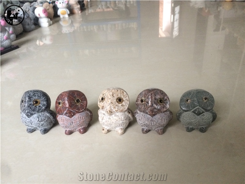 G654,G682,G623,G603,Colorful Granite Owl Artifacts,Handicraft