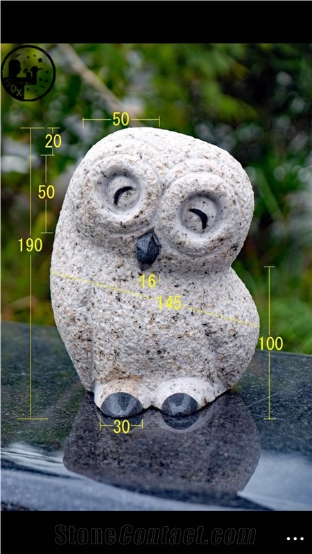 G654,G682,G623,G603,Colorful Granite Owl Artifacts,Handicraft