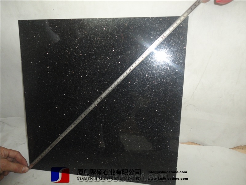 Best Nero Assoluto India,Black Galaxy Granite Tiles,Absolut,Ganito