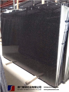 Indian Polished Black Galaxy Granite Stone Slabs,Nero Zimbabwe