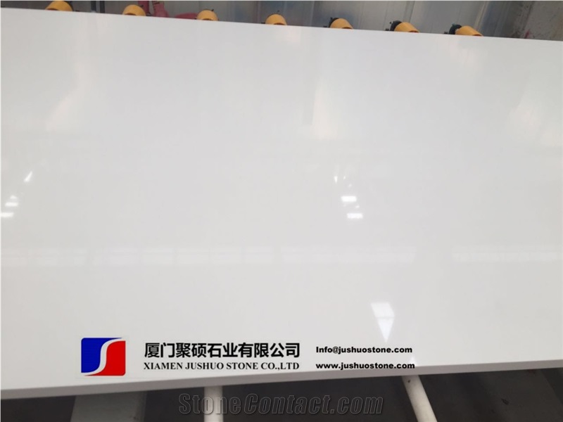 Pure White Artificial Stone, Microlite,Pure Quartz Stone Slabs & Tiles