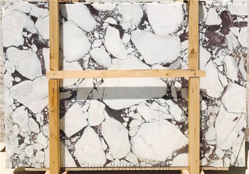 Calacatta Viola, Marble, White Bakground, Purple Veins, Turkish Marble