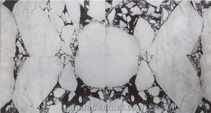 Calacatta Viola, Marble, White Bakground, Purple Veins, Turkish Marble