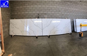 Quartz Calacatta Statuario Stone Slabs,Lp-Hc-001 Engineered Stone