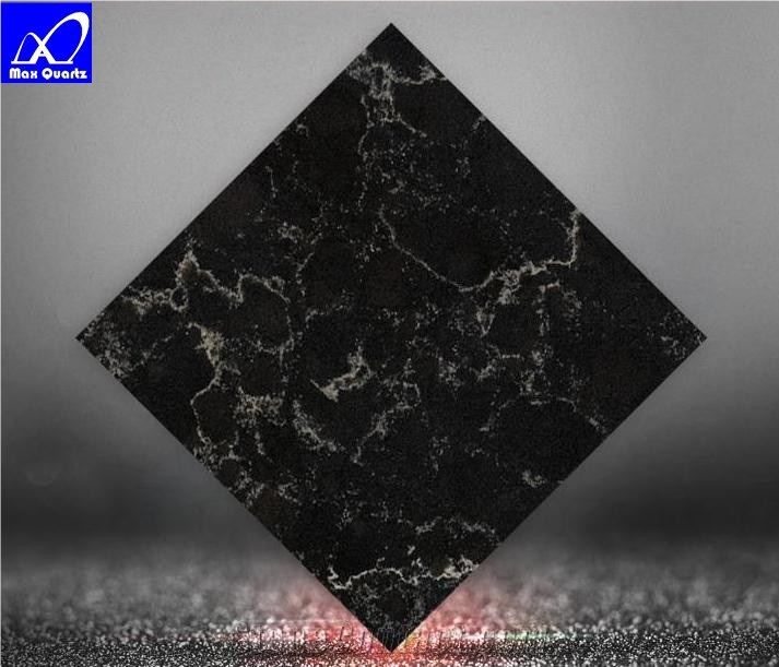 Quartz Stone with Golden Black Slab Tiles,Walling,Engineered Stone