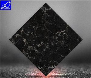 Quartz Stone with Golden Black Slab Tiles,Walling,Engineered Stone