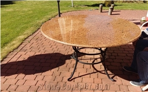 Madura Gold Granite Round Table Top Madura Gold Granite Round Table Top