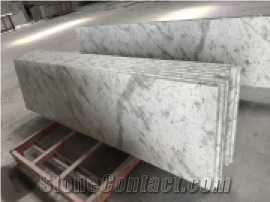 Andromeda White Granite Kitchen Countertop, White Granite Kitchen Tops