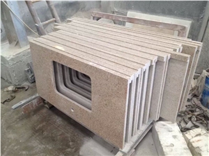 China Yellow Granite Countertops, G682 Rusty Yellow Granite Countertop China Yellow Granite Countertops, G682 Rusty Yellow Granite Countertop