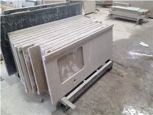 China Yellow Granite Countertops, G682 Rusty Yellow Granite Countertop