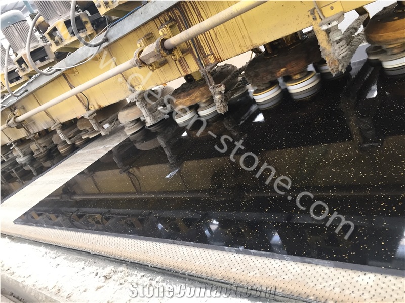 Black Galaxy Star Artificial Marble Stone Slabs&Tiles Quartz Stone