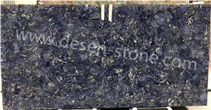 Blue Cloisonne Onyx/Transparent Dark Blue Semipecious Stone Slabs&Tile