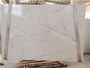 Calacatta White Bianco Artifical Marble Stone Slabs&Tiles Quartz Stone