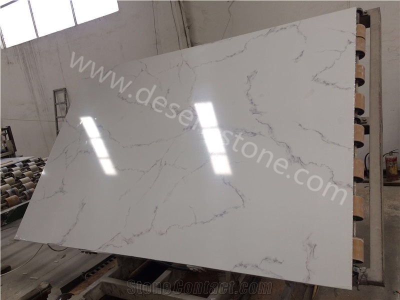 Calacatta White Bianco Artifical Marble Stone Slabs&Tiles Quartz Stone