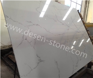 Calacatta White Bianco Artifical Marble Stone Slabs&Tiles Quartz Stone