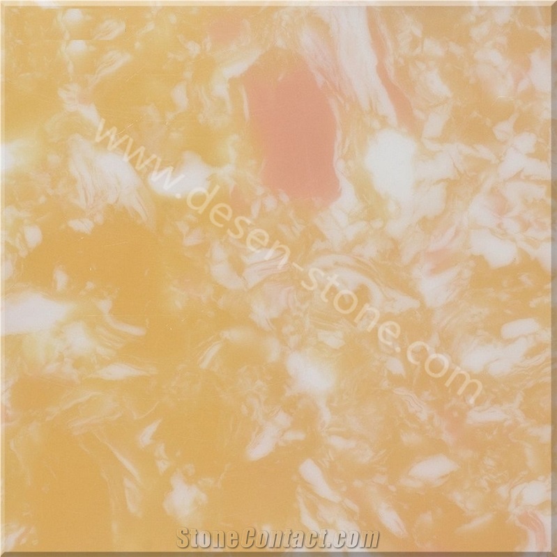 Champagne Rose Artificial Onyx Stone Slabs&Tiles Man-Made/Quartz Stone