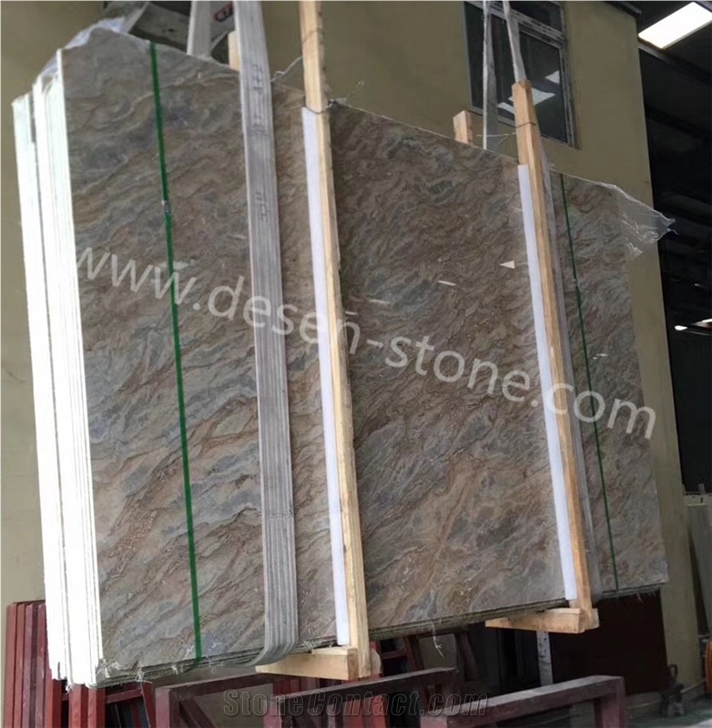 China Apollo Grey/Forest Wood Marble Stone Slabs&Tiles Wall Covering