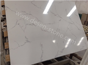 China Calacatta White Artificial Marble Stone Slabs&Tiles Quartz Stone
