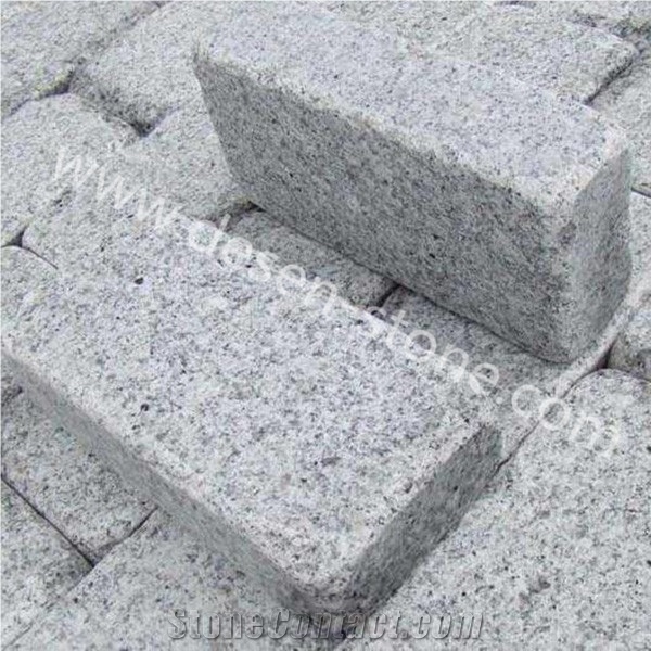 G603 Padang Grey/Gray Granite Cobblestons/Cube Stones/Cobble Stones