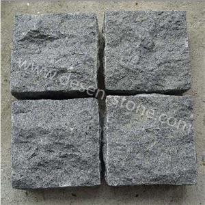 G654 Black Granite Cobblestones/Cobble Stone/Cube Stone/Paving Stone
