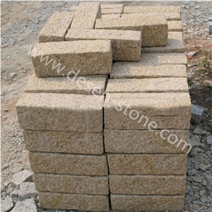 G682 Suset Golden Granite Garden Landscaping Stone Palisades/Pillars