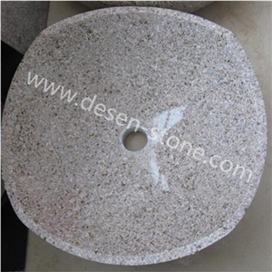 G682 Yellow Granite Stone Kitchen/Bathroom Vessel Sinks/Wash Basins