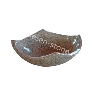 G682 Yellow Granite Stone Kitchen/Bathroom Vessel Sinks/Wash Basins