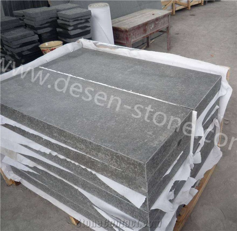 G684 Black Granite Basalt Garden Stepping Stones/Steps/Stairs Treads