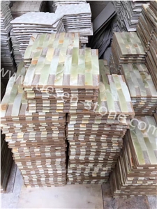 Green Onyx Stone Kitchen Floor/Wall Pebble Mosaic Pattern/Design Tiles Green Onyx Stone Kitchen Floor/Wall Pebble Mosaic Pattern/Design Tiles