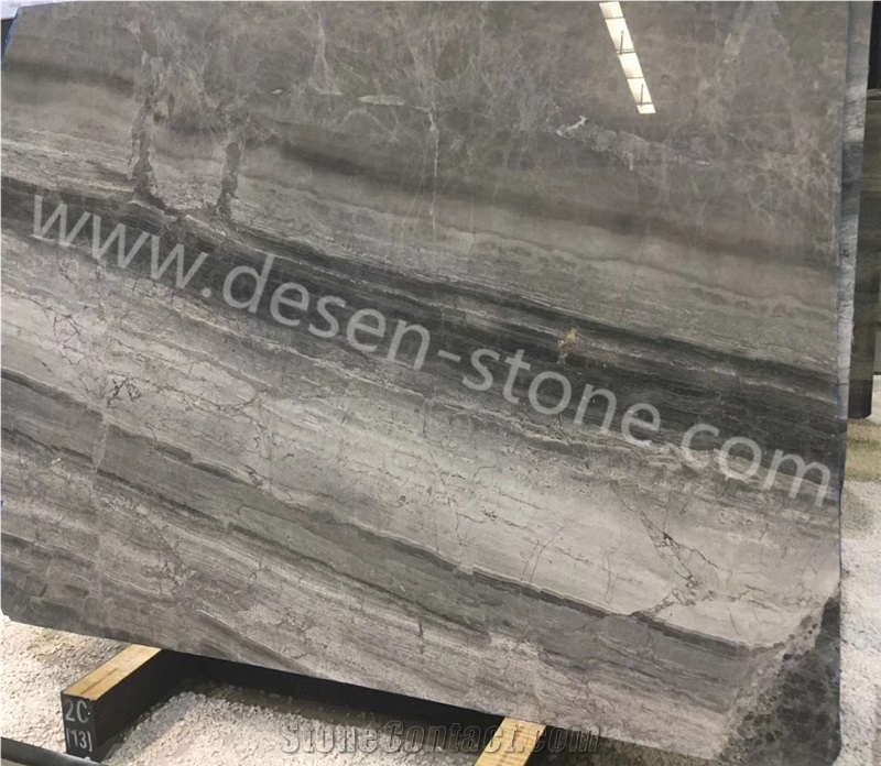 Turkey Luna River/Luna Grey/Moon Dark Gray Marble Stone Slabs&Tiles
