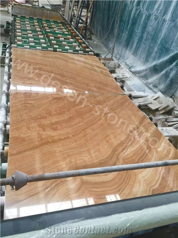 Yellow Wooden Vein Onyx Stone Slabs&Tiles Walling/Flooring Covering