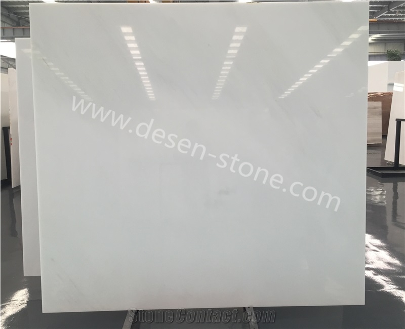 Zhechuan White Jade/Sichuan White Jade Marble Stone Slabs&Tiles Jumbo