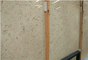 Fossil Beige Marble Block, Iran Beige Marble