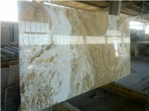 Honey Onyx Slabs, Iran Yellow Onyx