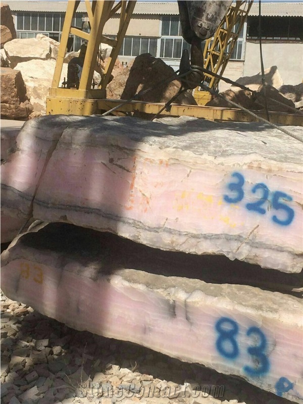 Pink Onyx Block, Iran Pink Onyx